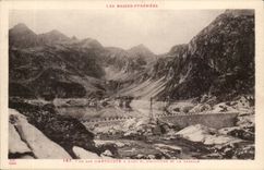 The low Pyrenees CPA the Lake Artouste and stopping