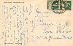 CPA Lungern mit Wetterhorngruppe 