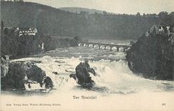 CPA Der Rheinfall 