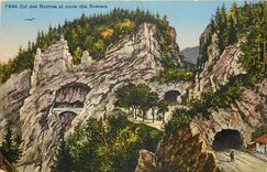 CPA Col des Roches et route des Brenets 