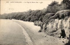 Saint Nazaire CPA the beach of Good Handle