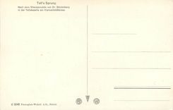 CPA Tells Sprung Nach dem Wandgemalde von Dr Stuckelberg in der Tellskapelle am Vierwaldstattersee Photoglob Wehrli A G