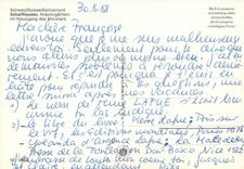 CPM Schweiz Suisse Switzerland Schaffhausen Krautergartein Im Kreuzgang des Munsters