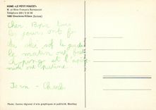 CPM Home Le Petit Poucet M et Mme Francois Bernasconi Telephone Chesieres Villars Suisse