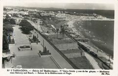 CPM N Tarragona Balcon del Mediterraneo Oo Calvo Soteto y una de las Playas Balcon de la Mediterranee et Plage