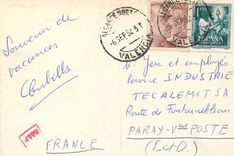 CPM Valencia Calle de Jativa Ede Arribas Alcance 6 Sep 52 5T Valencia