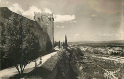 CPM Tarragona Paseo Arquelogeio Promenade Arqeologique Raymond Tarragona Tel Prohibida reproduccion Tarjeta Postal