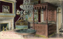 Pau CPA Castle of Henti IV bed and the cradle