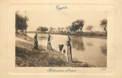 CPA Egypt Porteuses d eau