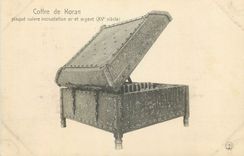 CPA Coffre de Koran plaque cuivre incrustation or et argent x siecle