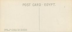 CPA Cairo The Tombs of the Mamelouks