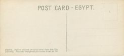 CPA Egypte Femmes Indigenes poiteuses d eau du Nil