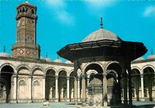 CPM Cour interieur de la Mohamed Aly mosquee
