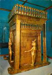 CPM The Egyptian Museum Cairo The great golden Canopic Shrine of King Tut Ankh Amun