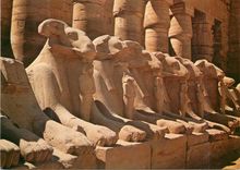 CPM Karnak The Famous sphinx avenue at Amon Temple