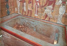 CPM Thebes Burial chamber in the Tomb of Tut Ankh Amun