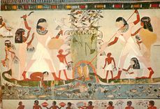 CPM Thebes Tombeau du noble Menna Menna a la peche