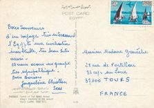 CPM Thebes Tomb of Tut Ankh Amun Kings mummmy in his actual Third Coffin