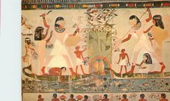 CPM Thebes Tombeau du noble Menna Menna a la peche