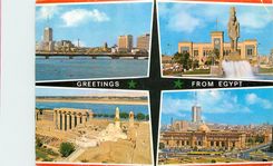 CPM Souvenirs from Egypt