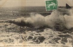 Biarritz CPA Cote Basque Effet de vagues a la cote des Basques