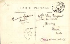 Panoramic Cite de Carcassonne CPA Vue of the Western south