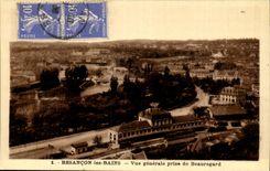 Besancon les Bains CPA View taken of Beauregard