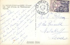CPM La Roche Posay les Bains Vienne Hall d Entree de l Establissement Thermal