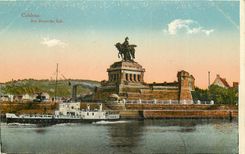 CPA Coblenz Cas Deutsche Eck Bateau