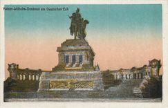 CPA Kaiser Wilhelm Denkmal am Deutschen Eck