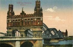 CPA Gruss aus Hamburg Elbrucke