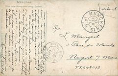 CPA Munchen Blick zum Monopteros