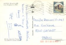 CPM Artena Roma Arco Borghese