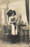CPA Folklore Costume Alsatian Woman Lorraine Alsace