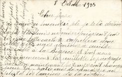 CPA Fantaisie A notre cher absent Fleurs