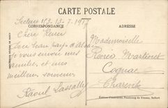 CPA Folklore Costume For Alsatian France Lorraine Alsace Woman