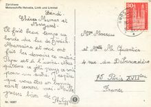 CPM Zurichsee motorschiffe helvetia linth und limmat Bateaux