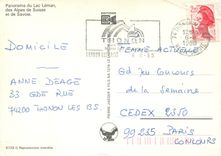 CPM Panorama du lac Leman des alpes du Suisse et de savoie