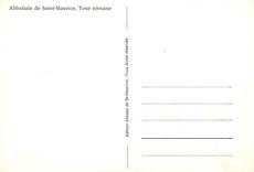 CPM Abbatiale de Saint Maurice Tour Romane