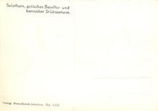 CPM Solothurn gotisches baseltor und barrocker st Ursenturm