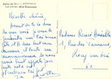 CPM Montreux Eglise de Glion Lac Leman et le Grammont