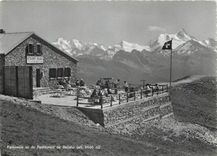 CPM Panorama vu du Restaurant de Bellalui