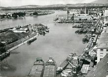 CPM Basel Tellansich des Rheinhafens Bateaux