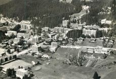 CPM Crans s Sierre Vue aerienne