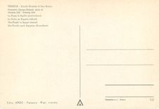 CPM Venezia Souola Grande di San Rocco La Fuite en Egypte