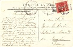 CPA Saint Etienne of Geors Gate happiness (clover)