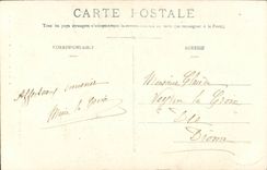 Interior Montbrun les Bains CPA of the church Retable (work of Bernus)