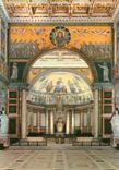 CPM Roma basilica di s paolo areo trionfale di galla placidia