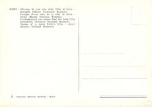 CPM Roma detail (musee national romain) affresco di una sala della villa di livia