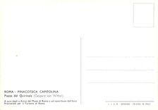 CPM Roma pinacoteca capitolina piazza del quirinale (gaspare van wittel)